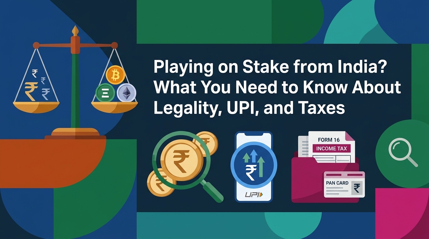 Playing on Stake from India? What You Need to Know About Legality, UPI, and Taxes